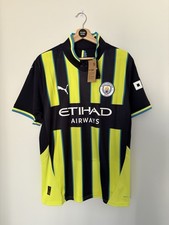 Puma Manchester City 2024-25 Away Soccer Football Jersey Large New with Tags