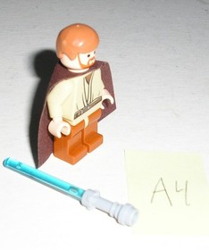 Lego Star Wars OBI-WAN KENOBI (Dark Orange Legs) Minifigure 7255 (Minty) *A4*