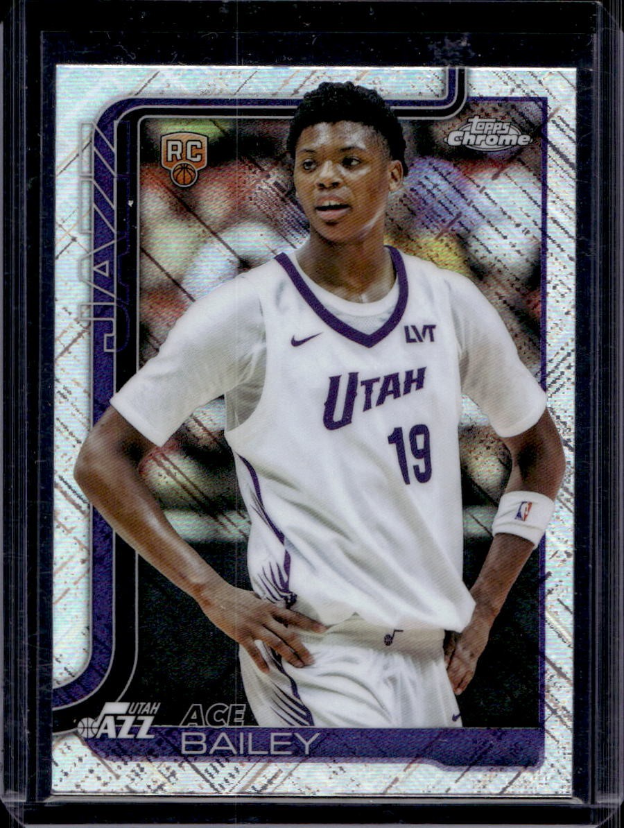 Ace Bailey 2025-26 Topps Chrome #255 Rookie Skylight Refractor