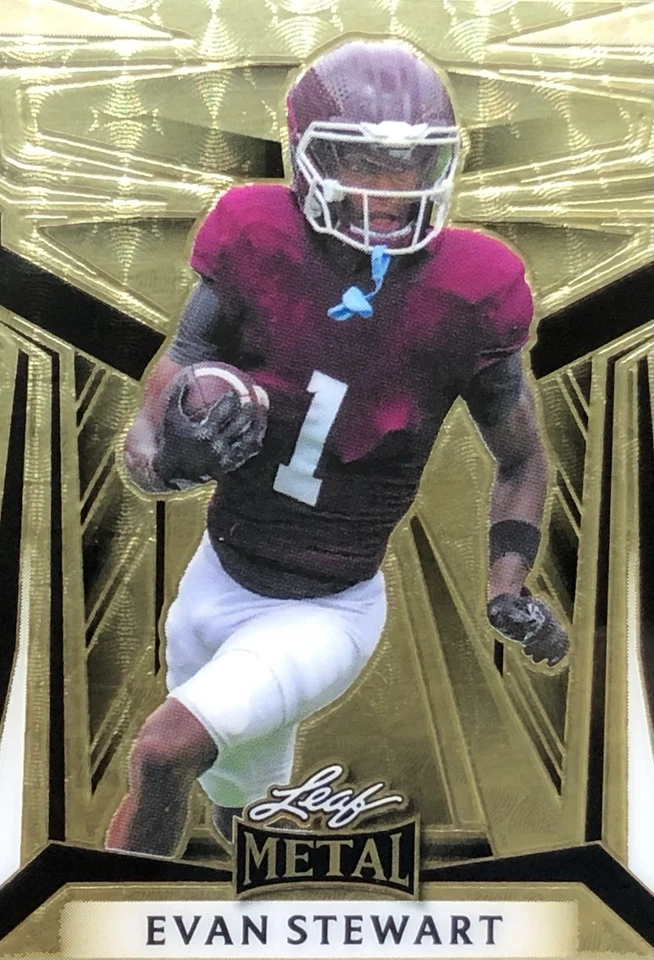 ¡VERDADERO 1/1! Hoja de metal Evan Stewart Superfractor 2023 automático 1 de 1 RC No. BA-ES2 📈 Foto 2 de 4