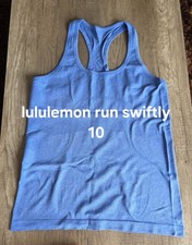 Lululemon Run Swiftly Blue Racerback Tank Top...
