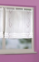 Neusser Collection Klipsrollo Swing Stick, Weiß-Fuchsia, 80 X 120 Cm Rollo