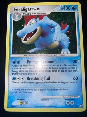 Feraligatr Lv.53 Holo (MT 8) - 8/123 - Mysterious Treasures - Near Mint - Eng