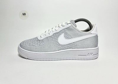 Nike Air Force 1 Low Flyknit 2.0 White Pure Platinum Herren Sneaker verschiedene Größen