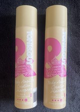 Image of 2x Toni & Guy Body Amplify Creations Hair Spray 250ml Firm & Brushable Hold RARE