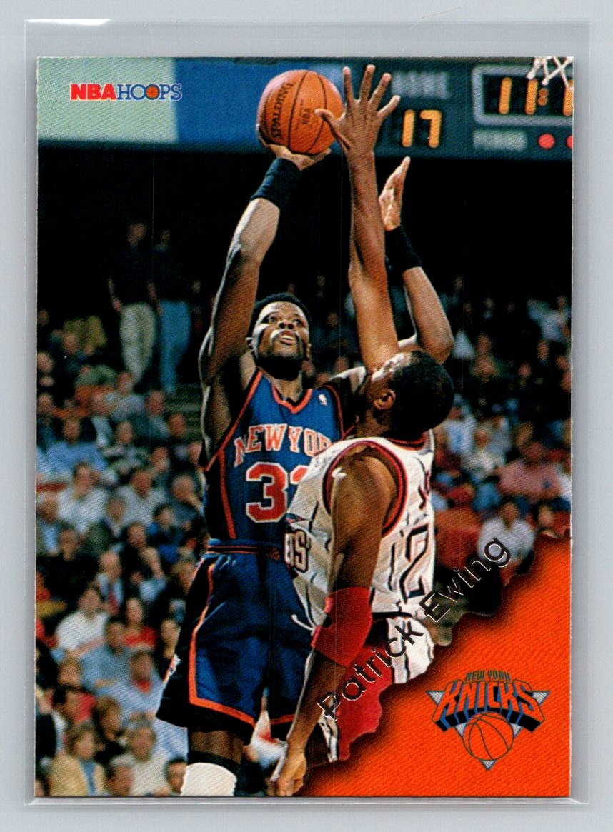 1996-97 Hoops #104 Patrick Ewing New York Knicks Basketball Card