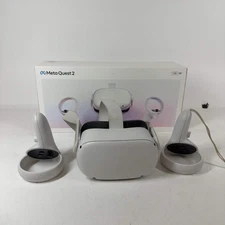 Broken Meta Quest 2 128GB Standalone All-in-One VR Headset KW49CM Read