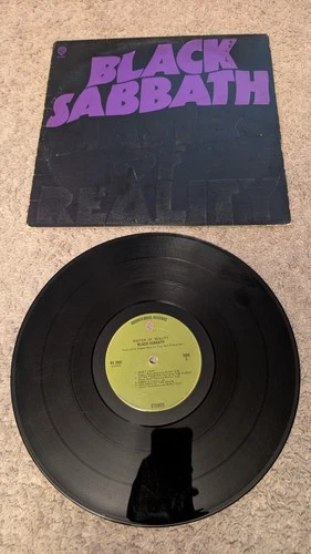 Black Sabbath  Master Of Reality Vinyl Record Lp BS 2562 1971 Vintage VG