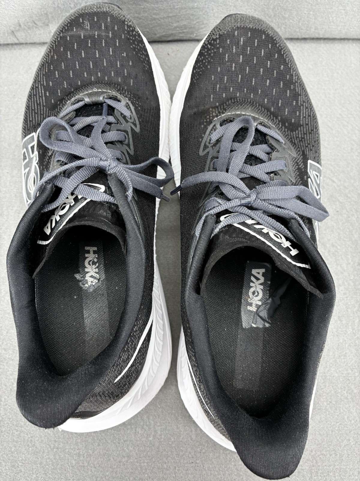 HOKA Mach 6 Women’s 10 B Black White Running Shoes Lightweight Cushioned Road thumbnail 8