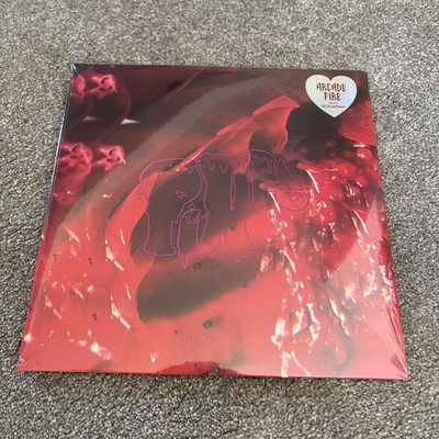 Arcade Fire PInk Elephant Limited Edition Red & Pink Marble Vinyl SEALED Album