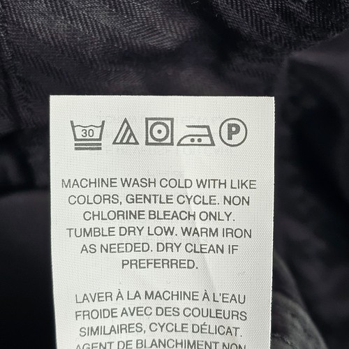 Pantalón J Crew para mujer CAMERON 4 negro tiro alto cremallera pierna cónica poli viscosa - Imagen 15 de 19