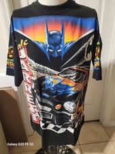 1998 Nascar Dale Jarrett Batman DC Chase Authentic All Over Print Tee NEVER WORN