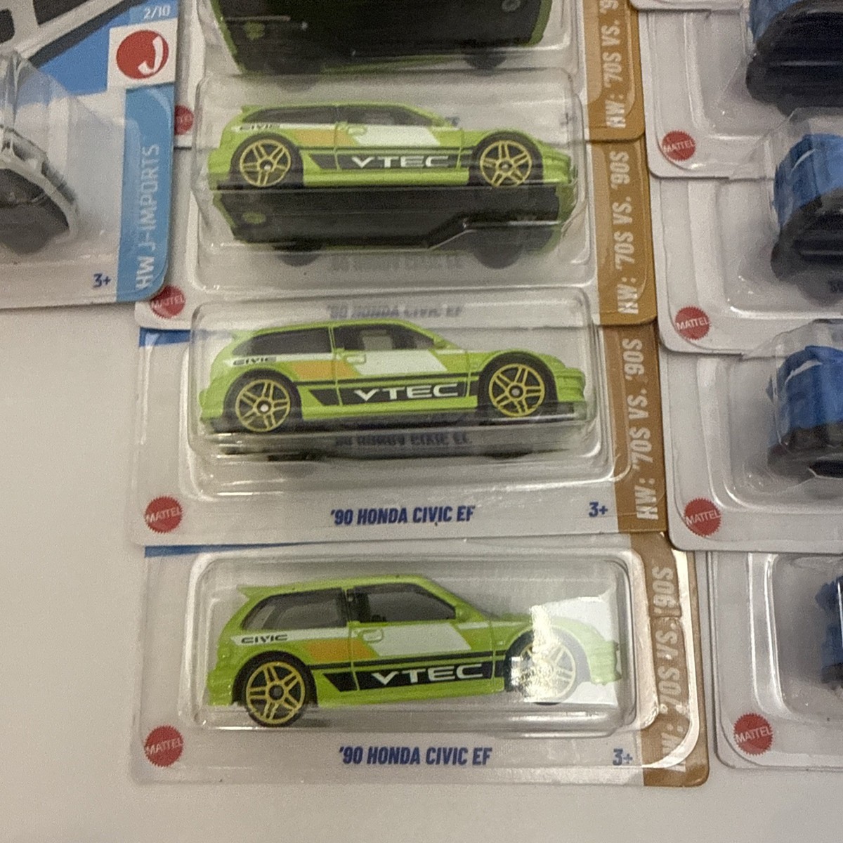 22-'25 Hot Wheels Honda Civic EF, Type R, SI - Lot of 15 | eBay