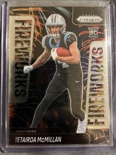 2025 Panini Prizm - Tetairoa McMillan Fireworks #21 (RC)