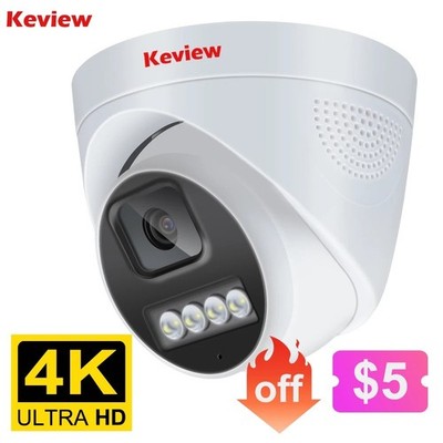 4K POE IP Kamera H.265 Onvif Weitwinkel 3,6 mm Home CCTV Überwachung Sicherheit