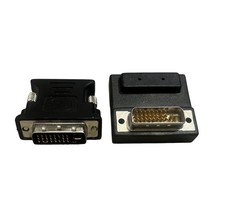 Lot Of 2 DVI-I Male to VGA Female Adapters - Analog-To-Digital