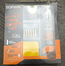 SOPAMI Shoe Cleaner Foam Cleaning Kit w Brush, Brushes  Micro-Fiber Cloth