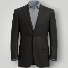 CANALI Made in Italy Mens 42L US Wool Blazer Sport Coat 2 Button Suit Jacket
