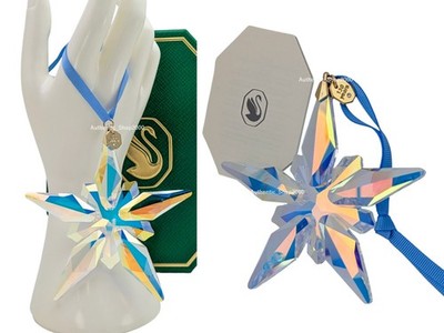 New 100% Auth SWAROVSKI Aurora Borealis Annual 130th 2025 Star Ornament 5701844