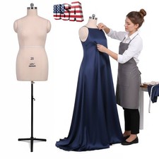 Female Sewing Mannequin Size 20 Professional Dress Form for Display and Tailo