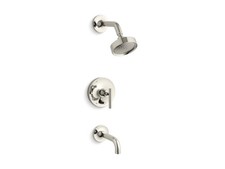 Kohler Purist T14421-4-SN Rite-Temp bath and shower trim kit 2.5 gpm Slight Wear