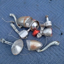 Schwinn Generator Light Set LOT Front/ Rear Non Tested PARTS Super Sport 1960's 