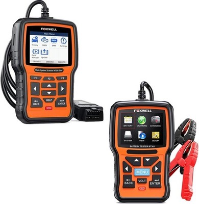 FOXWELL NT510 Elite Bi-directional All System Car OBD2 Scanner & Battery Tester