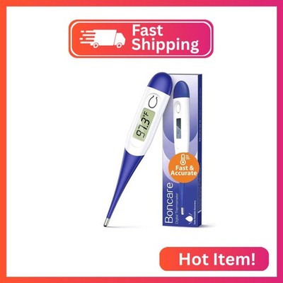 Boncare 10 Seconds Digital Thermometer for Adults and Kids - Accurate & Safe Rec