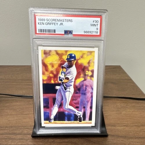 PSA 9 Ken Griffey Jr. Rookie Insert 1989 SCORE Scoremasters #30 Seattle Mariners
