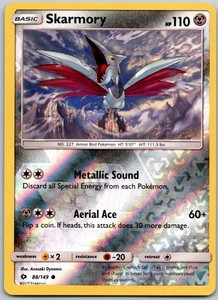 Skarmory 88/149 Reverse Holo Sun & Moon Base Set
