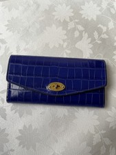 Mulberry Darley Long Wallet Purse Croc Printed Leather Wallet