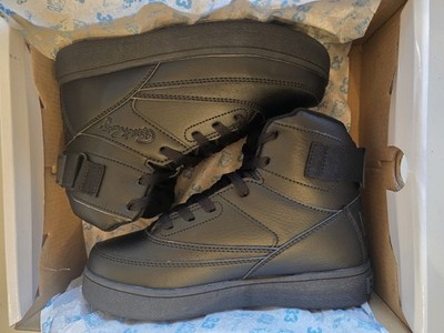 Youth Boys Rebound by Patrick Ewing 33 Orion Strap Hi Tops Black SZ 4