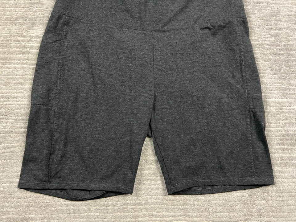 Pantalones Cortos Daisy Fuentes Para Mujer 3x Gris Ajuste Atlético Mezcla de Algodón Foto 3 de 4