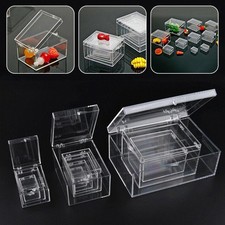 Clear Storage Case Storage Case Sizes 1PC Clear Plastic Transparent New