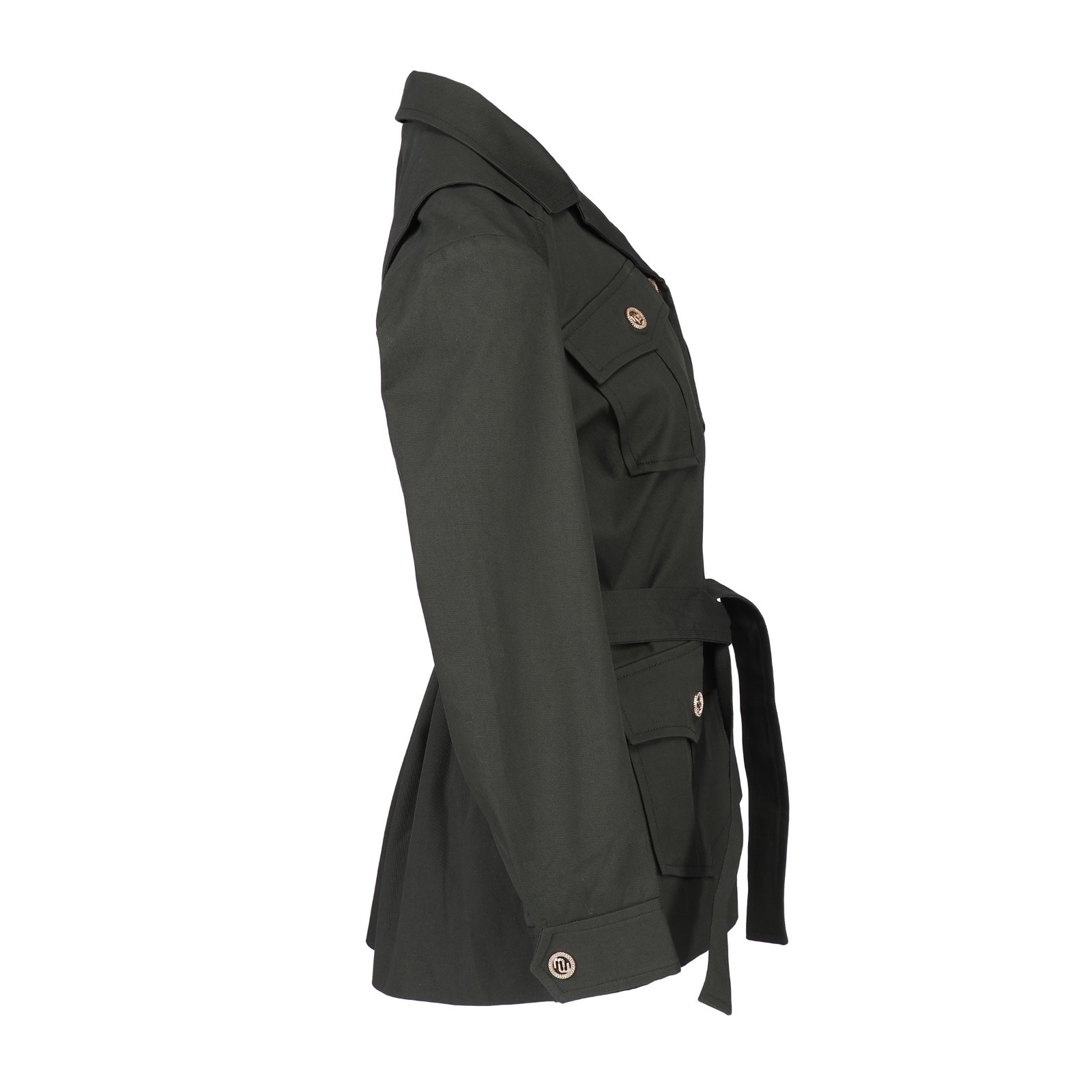 Maje Women's Overshirt Jacket Size 40 FR / L Belted MFPOU00373