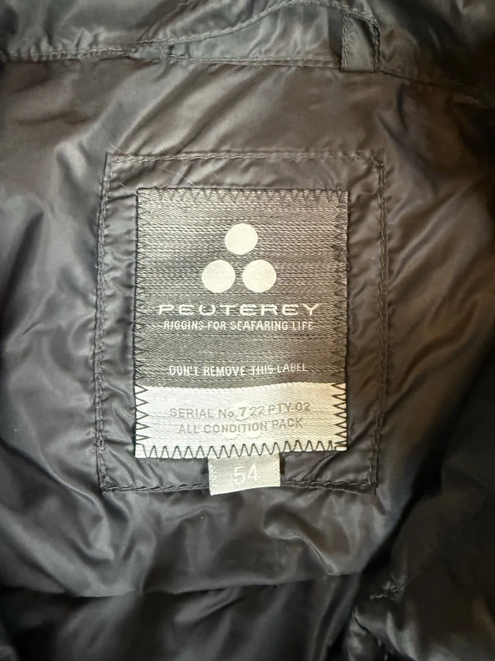 Chaqueta STRITCH OXF para hombre PEUTEREY talla 54 plumón de ganso 2 en 1 chaqueta acolchada Foto 2 de 4