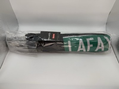 Supreme ShedRain Street Sign Umbrella SS21 Black Green NWT