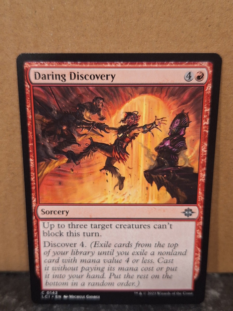 MtG The Lost Caverns of Ixalan Common Daring Discovery #142 MtG The Lost Caverns of Ixalan Common Daring Discovery #142