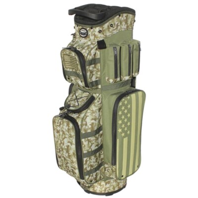 NEW Hot-Z Golf USA Military Active Duty Cart Bag 14-Way Top NEW Hot-Z Golf USA Military Active Duty Cart Bag 14-Way Top
