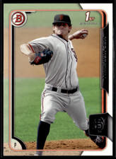 2015 Bowman Draft #113 Mac Marshall Giants 1st Bowman Prospect RC