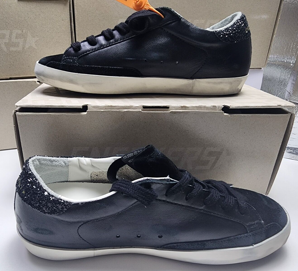 Golden  GWF00101F00687612170SUPERSTARLEATHER 関税送料込 SUPERSTAR LEATHER SNEAKERS for Men - Golden Goose | Biffi