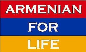 ARMENIIAN FOR LIFE FLAG STICKER 3X5 w/ Transfer Tape Quality Bumper Vinyl - Picture 1 of 2