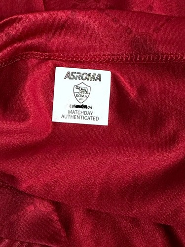 Shirt Roma Ibanez Match Worn Vs Lazio Match Day Shirt Camiseta Proof COA - Zdjęcie 5 z 6