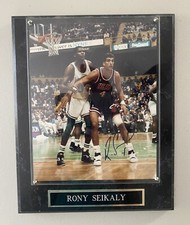 Rony Seikaly 10 1/2” X 13” Framed Autographed Basketball Photograph NO COA