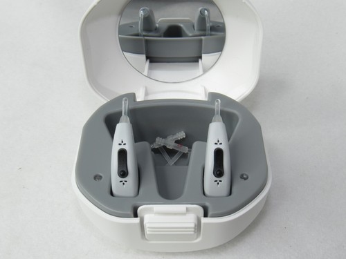 Lentorgi Rechargeable Hearing Aids Noise Canceling - Volume Control - Dual Mic - Picture 2 of 14