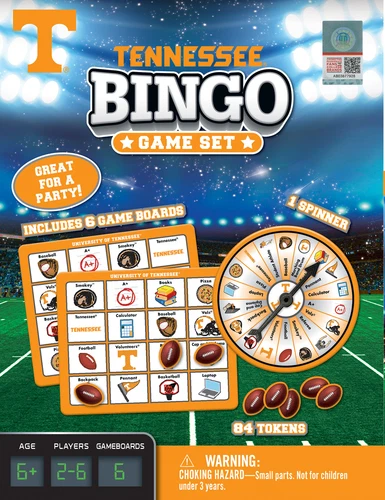 MasterPieces - Tennessee Volunteers - NCAA Bingo Game for Kids and Families