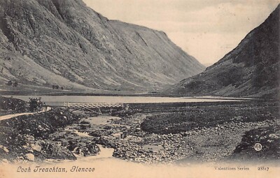 Glencoe Schottland UK~Loch Treachtan-Pferdewagen Tour Gruppe~Foto Postkarte