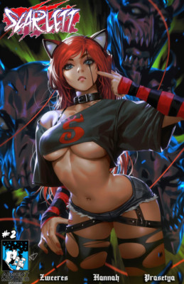 Scarlett #2 Cover B - Derrick Chew - Absent Minded Comics