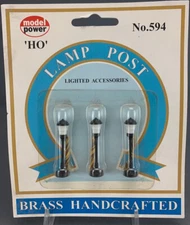 HO Model Power 594 Frosted Suburban Lights 1-1/2" pkg(3) New! HO3307