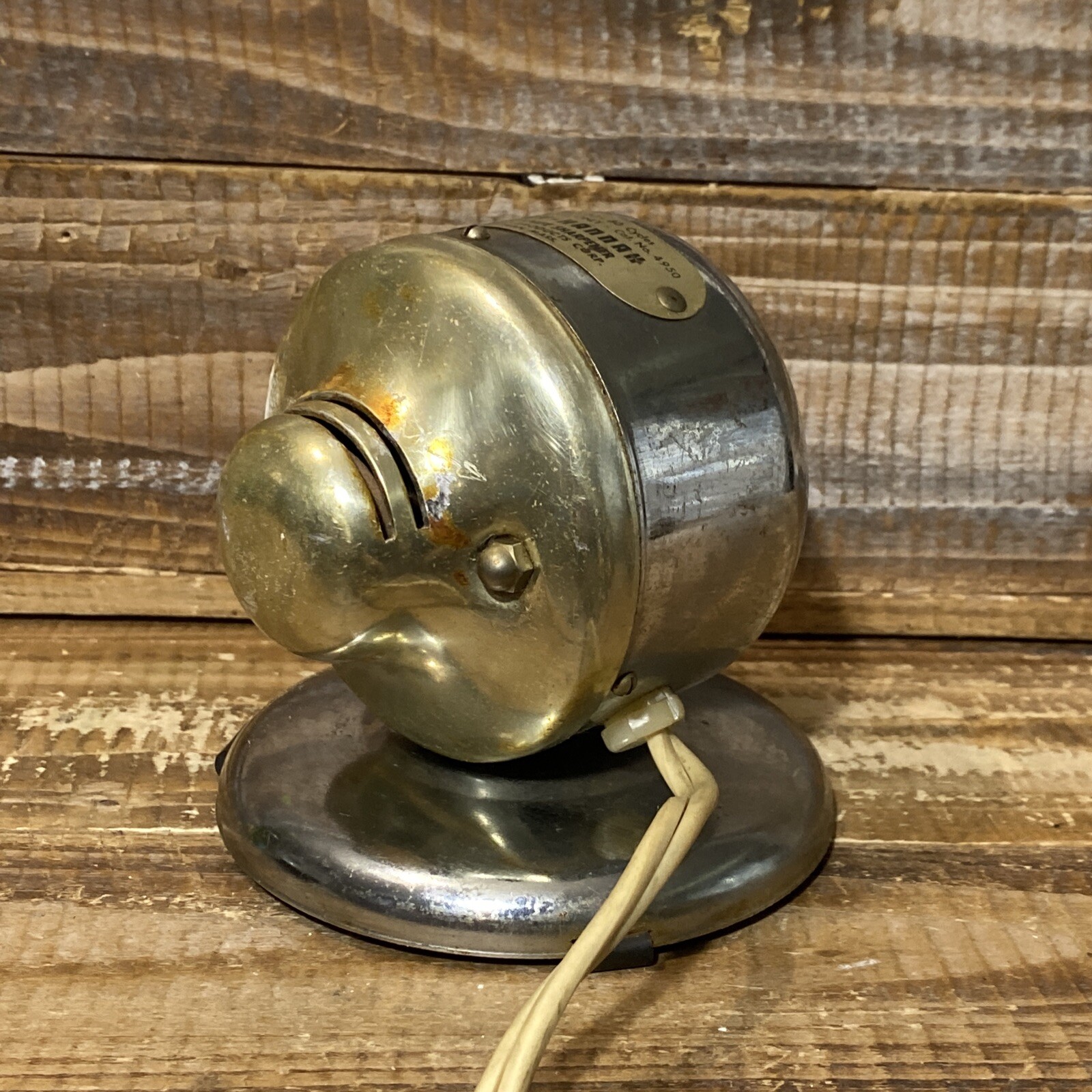 Vintage 1950's HandyHannah Electric Knife Sharpener Chrome Tested eBay